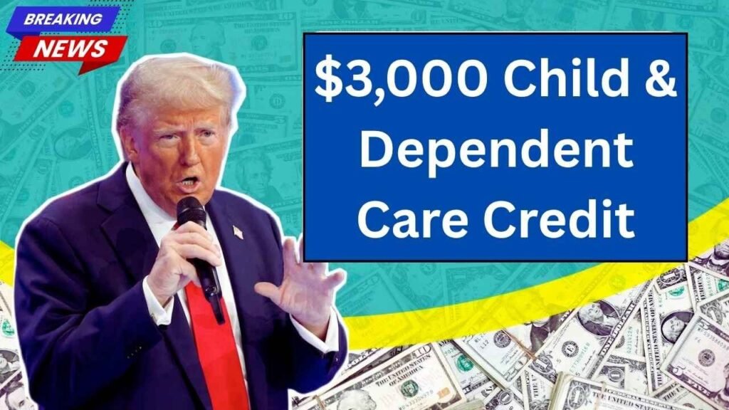 $3000 Child & Dependent Care Credit